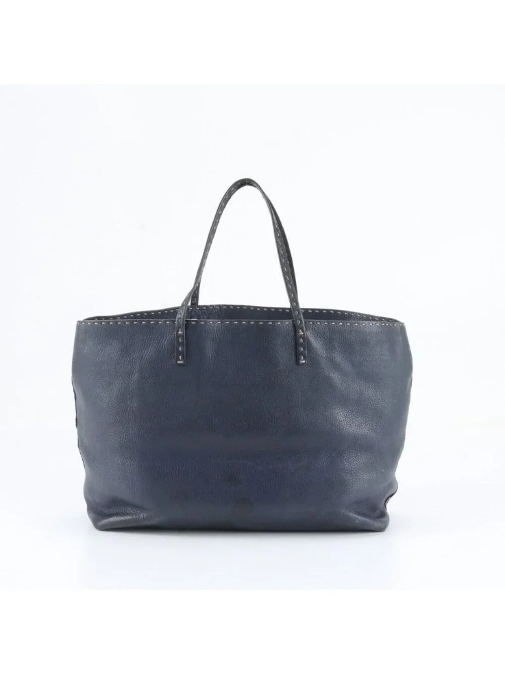 Fendi Selleria Calfskin Leather Tote Bag Shoulder Business Document